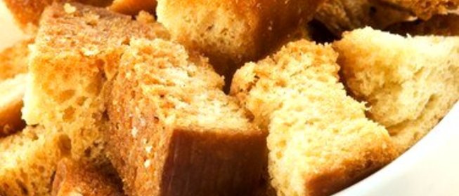 Чесночные крутоны