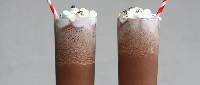 Охлажденный горячий шоколад