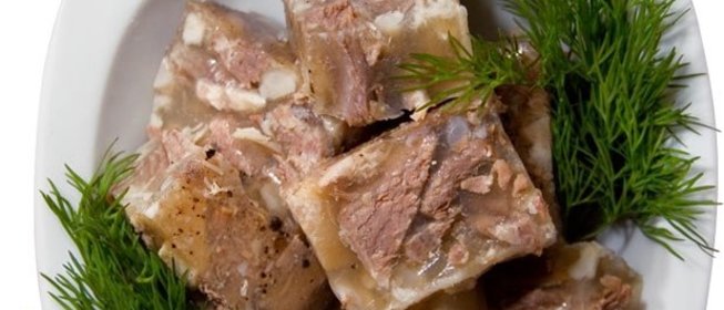 Холодец из говяжьих ножек