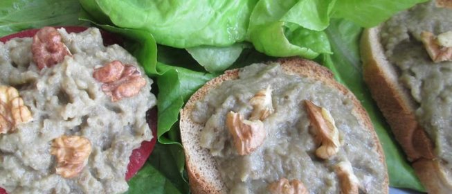 Закуска из баклажанов в йогурте