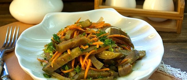 Синенькие с морковкой