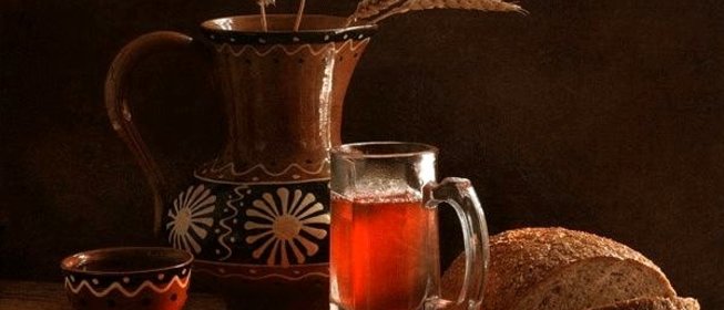 Квас из ржаного хлеба