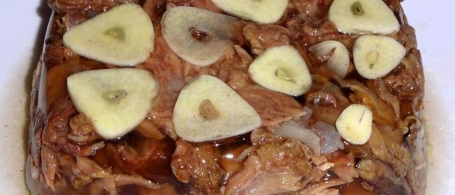 Холодец из кабана