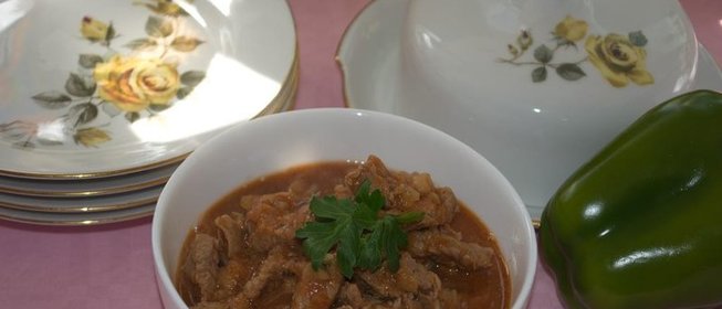Говядина в сладком соусе