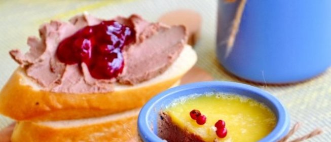 Террин из утиной печени (Terrine de Foie de Canard)