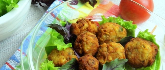 Шарики из кабачков