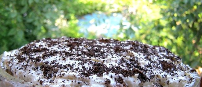 Тирамису из печенья и творога