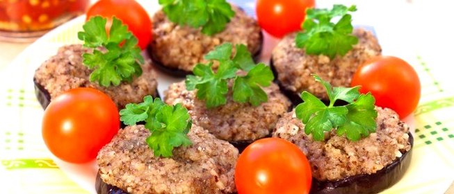 Баклажаны с грецкими орехами