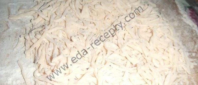 Домашняя лапша для супа