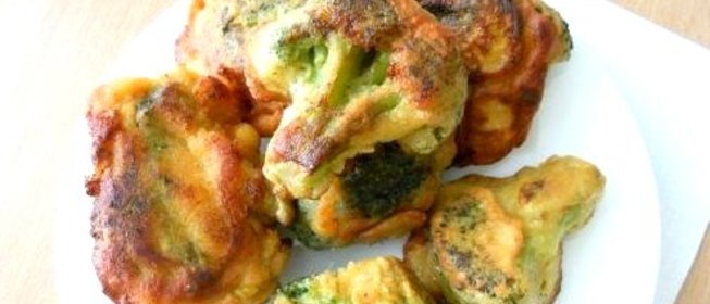 Брокколи в кефирном кляре