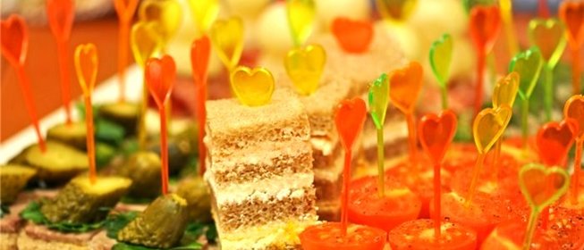 Канапе на день рождения