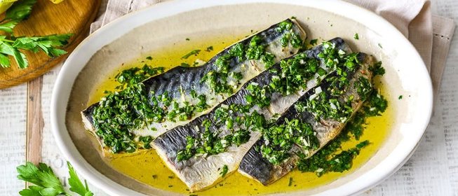 Скумбрия, маринованная в квасе