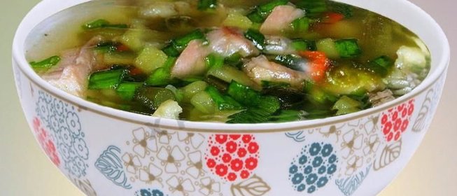 Рыбный суп уха из карпа