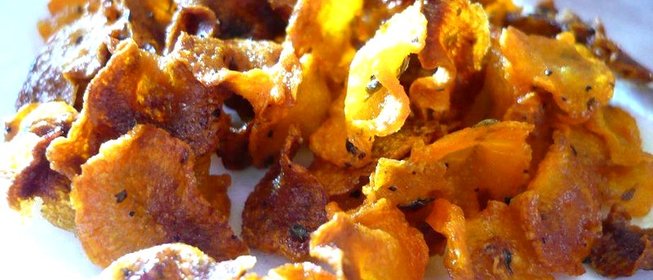 Морковные чипсы