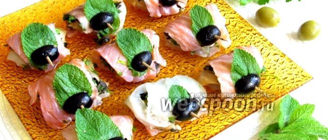 Закуска из двух видов рыбы