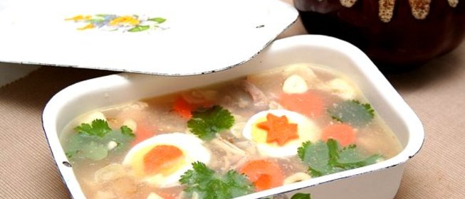 Холодец из домашней курицы