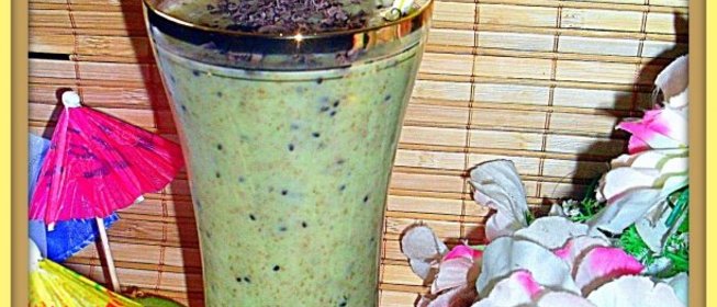 Фруктовый смузи с овсяными хлопьями