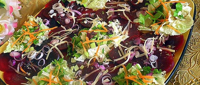 Карпаччо из свеклы