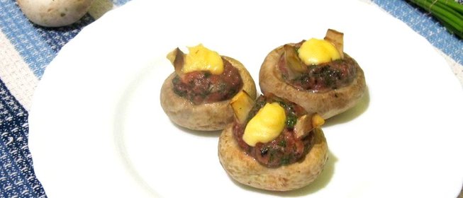 Гнезда из шампиньонов