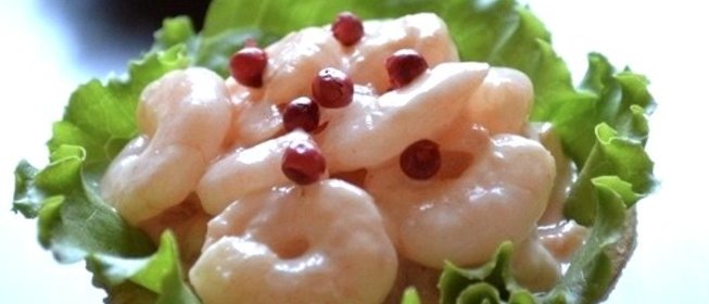 Тарталетки с морепродуктами