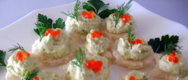 Праздничные канапе Зажигаю звезды для тебя