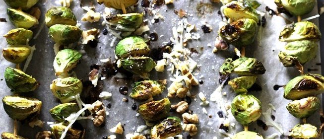 Кебаб из брюссельской капусты