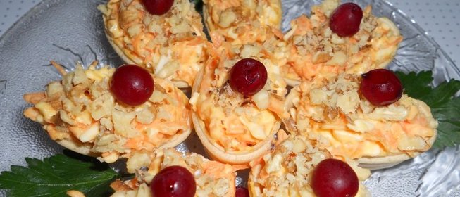 Закуска Вафельное лукошко