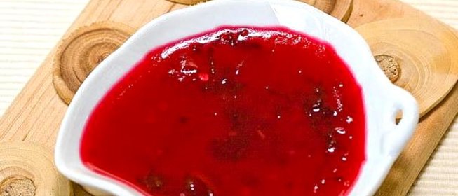 Соус из красной смородины