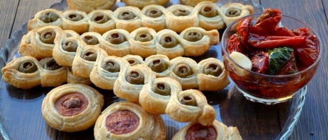 Пикантные палочки и колечки