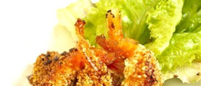 Жареные креветки