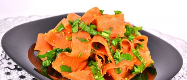 Острая закуска из моркови в восточном стиле
