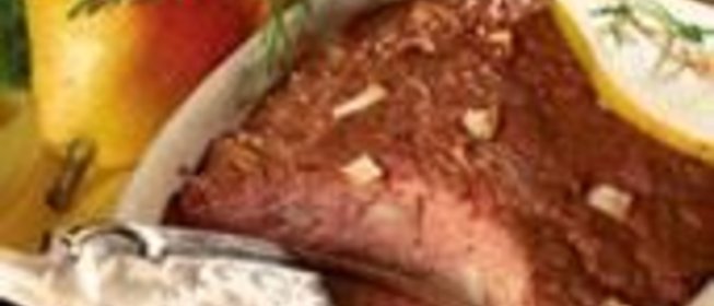 Печеночный мусс с грушами