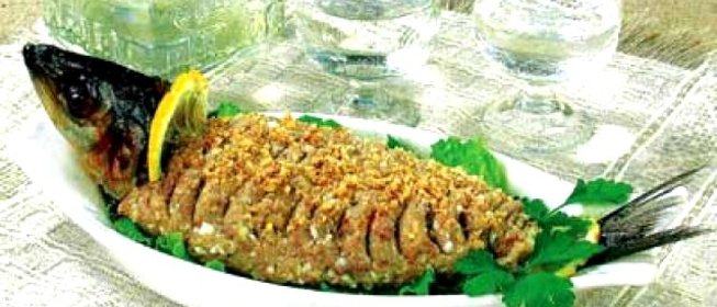 Сельдь рубленая с гарниром