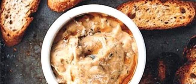 Паштет из баклажан с чесноком