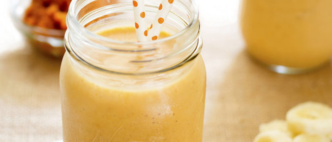 Смузи с бананом и медом