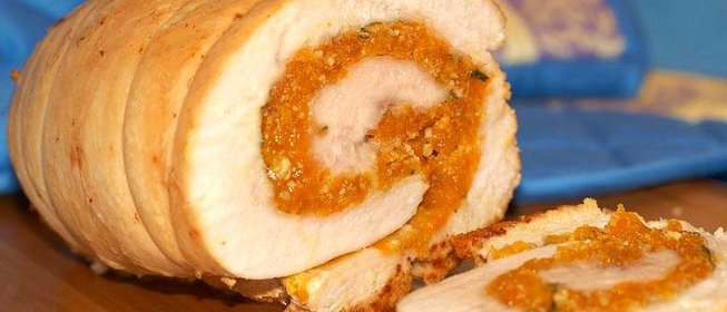 Куриное филе с курагой