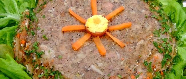 Холодец из говяжьих ног