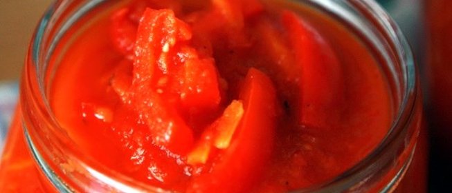 Лечо с томатной пастой