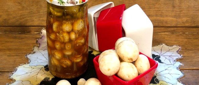 Закатка шампиньонов