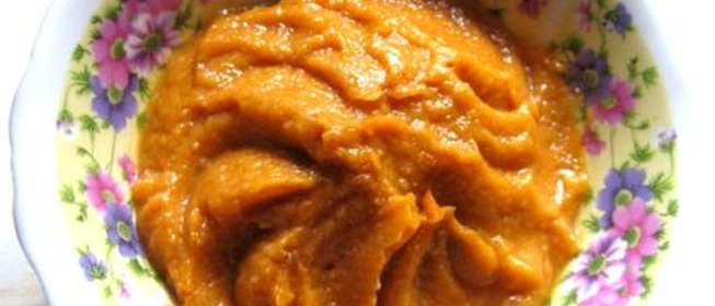 Кабачковая икра с мукой