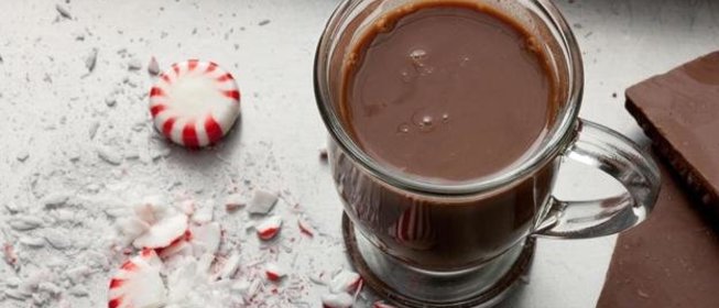 Мятный горячий шоколад