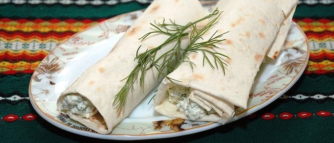 Диетические начинки для лаваша