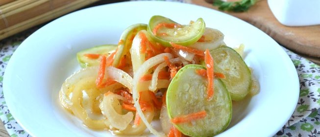 Кабачки по-корейски
