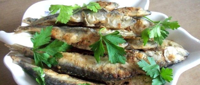 Жареная салака