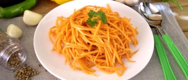 Морковка по корейски острая