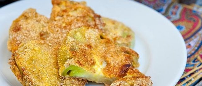 Жареные зеленые помидоры в кляре