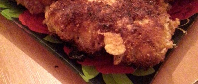 Жареный сыр в панцире