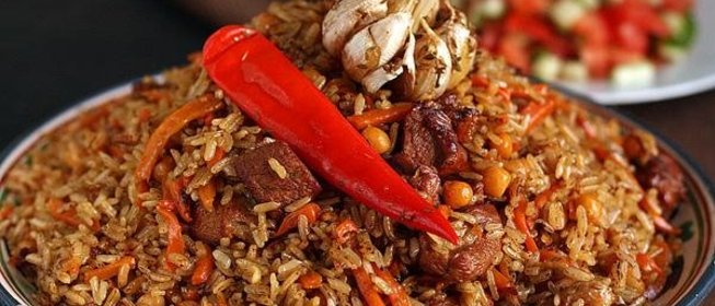 Плов из баранины с нутом