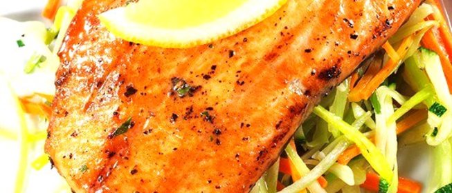 Кисло-сладкий лосось