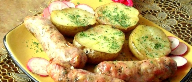 Сосиски в духовке